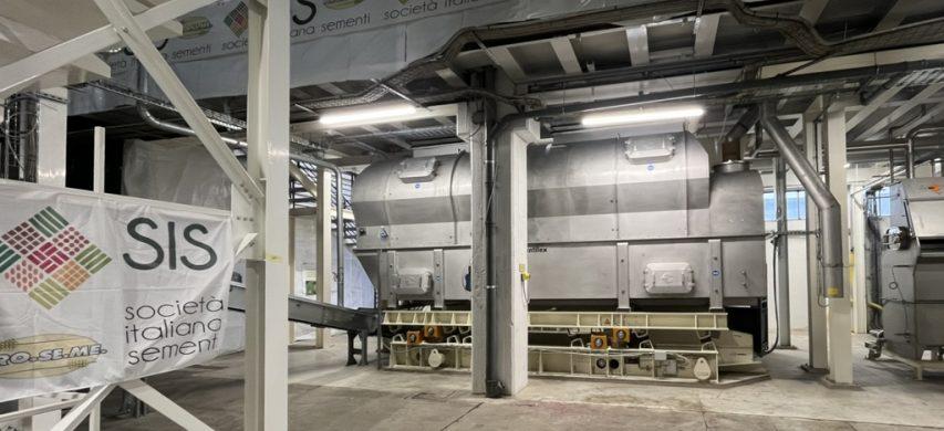 SIS: il primo impianto in Italia di termo-trattamento delle sementi
